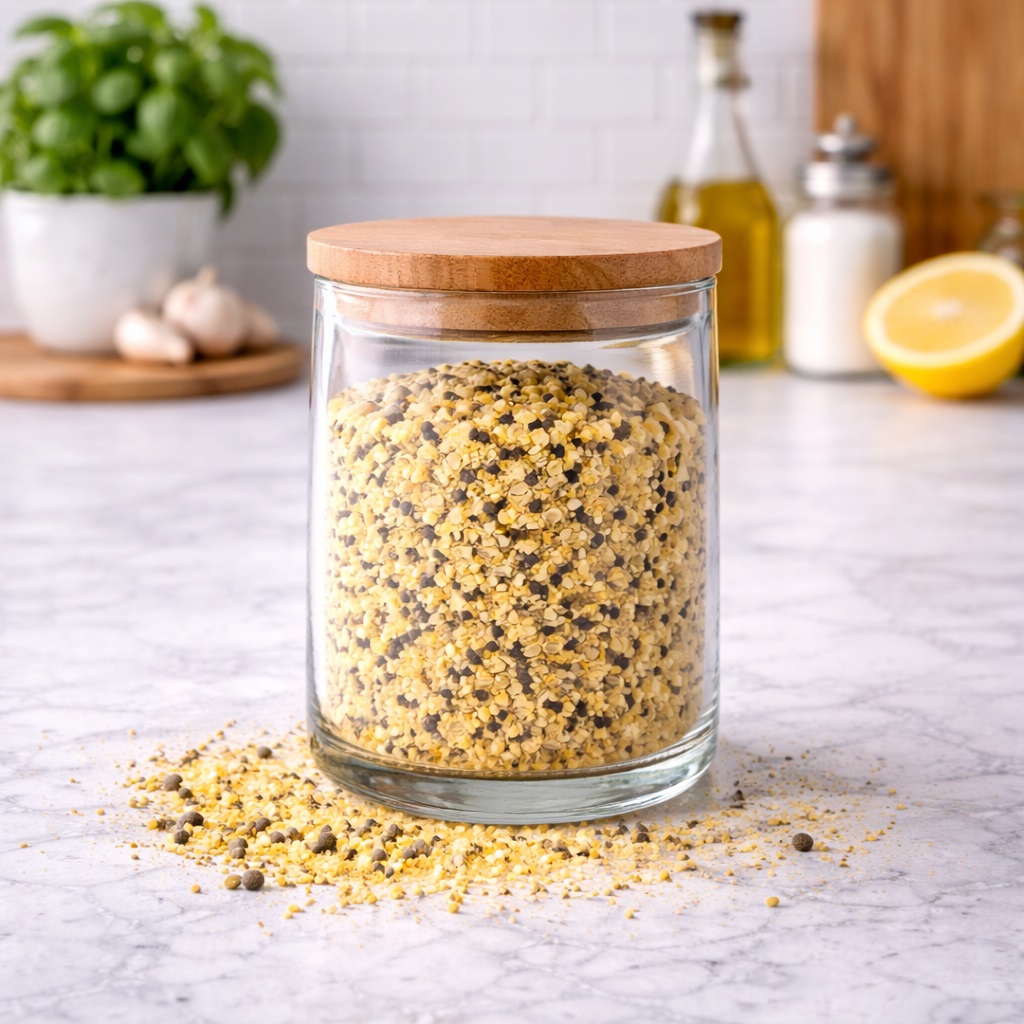 Pieprz cytrynowy w słoiku